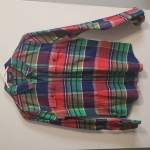 CHAPS flannel zip shirt/jacket
